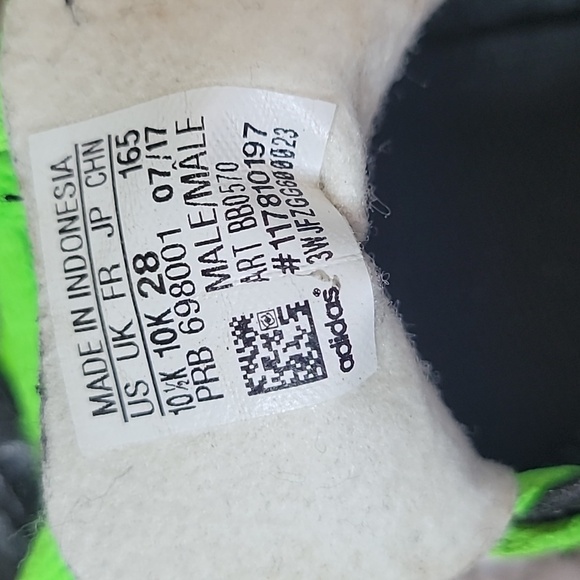 Adidas Soccer Cleats Boys 10.5K Toddler - Picture 5 of 5